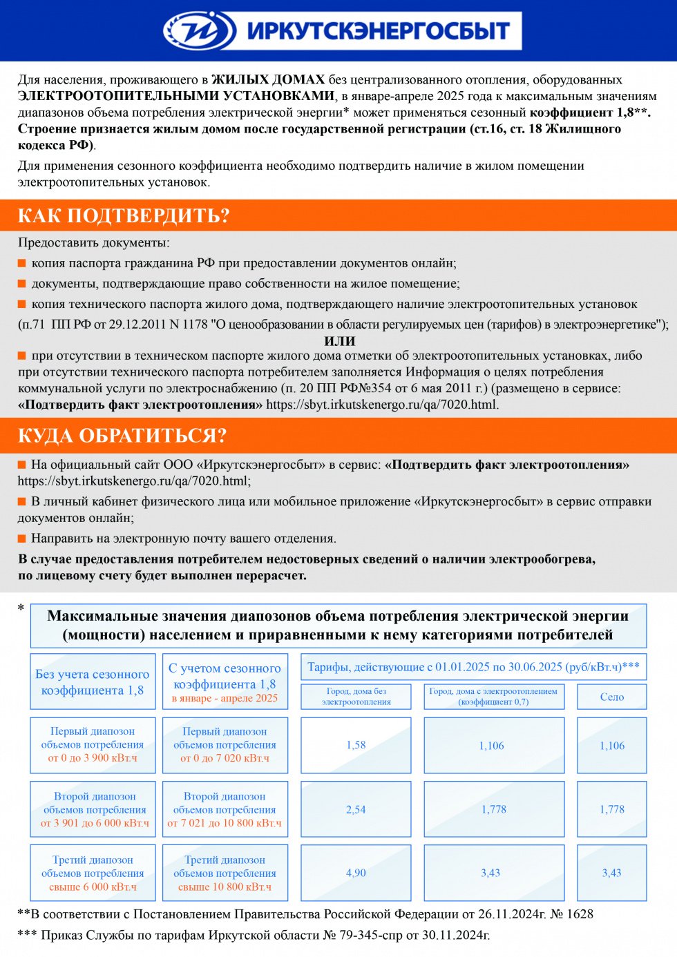 Уважаемые жители!