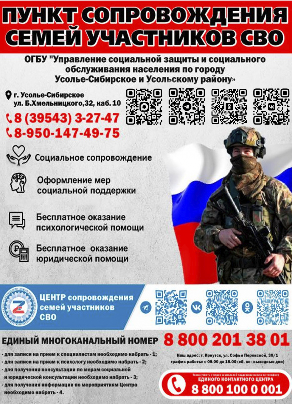 ПУНКТ СОПРОВОЖДЕНИЯ СЕМЕЙ УЧАСТНИКОВ СВО
