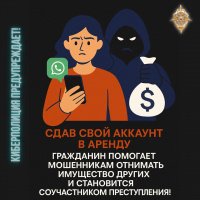 Не сдавайте свой аккаунт в аренду!