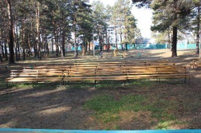 Приобретение скамеек в парк отдыха