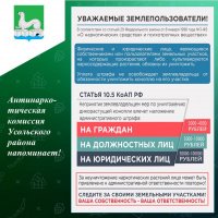 Уважаемые собственники земельных участков, арендаторы (землевладельцы, землепользователи)! 